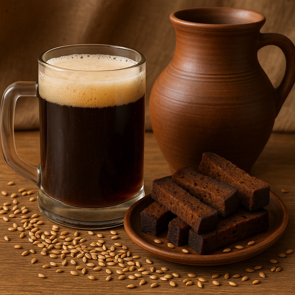 kvas russian traditional drink